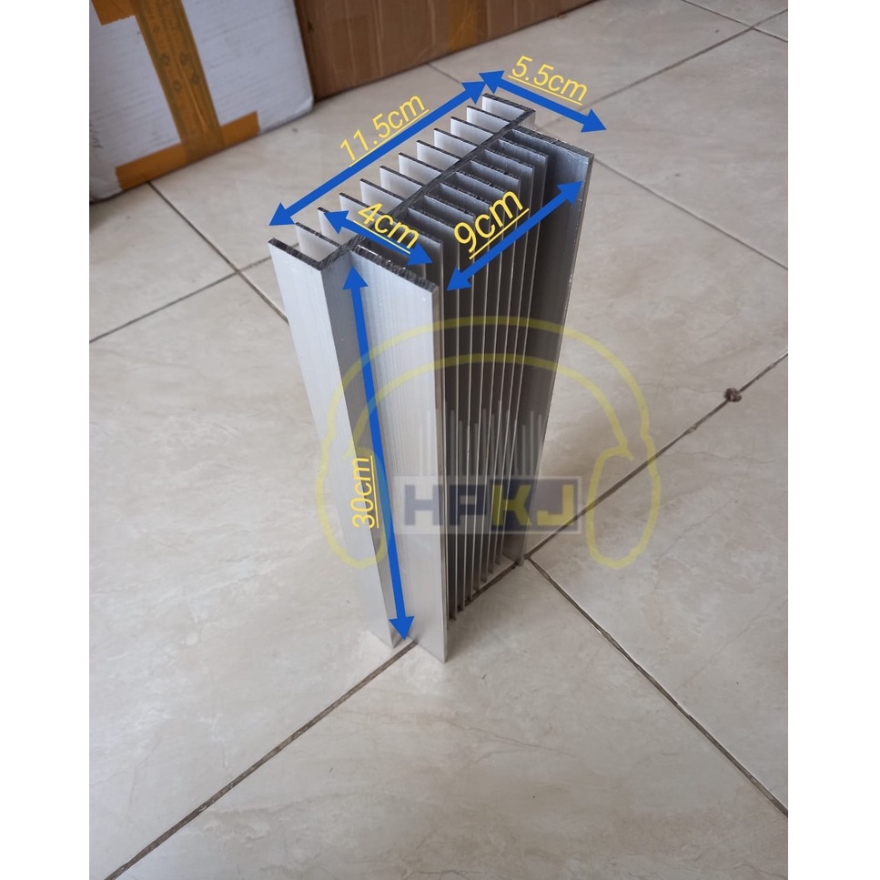 PENDINGIN HEATSINK 3U 30CM TIPIS hs built up 3 u 30 cm 23 sirip