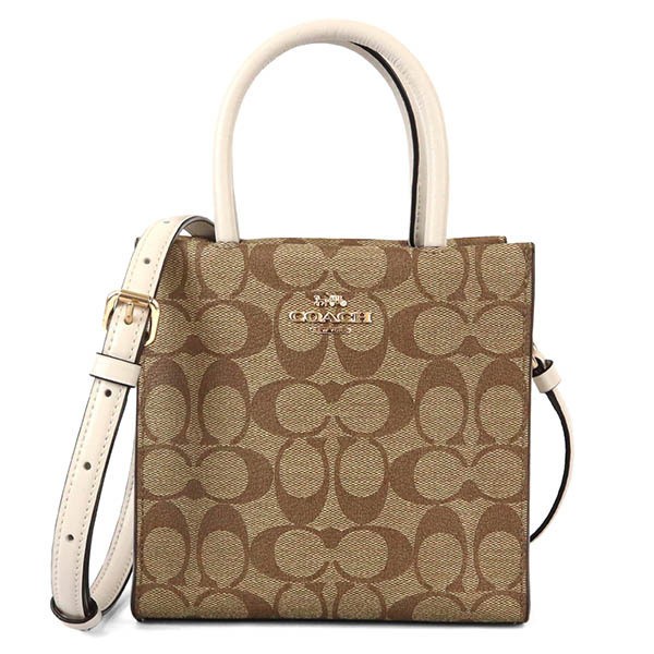Tas Coach 5693 Mini Cally Crosbody In Signature Canvas Khaki