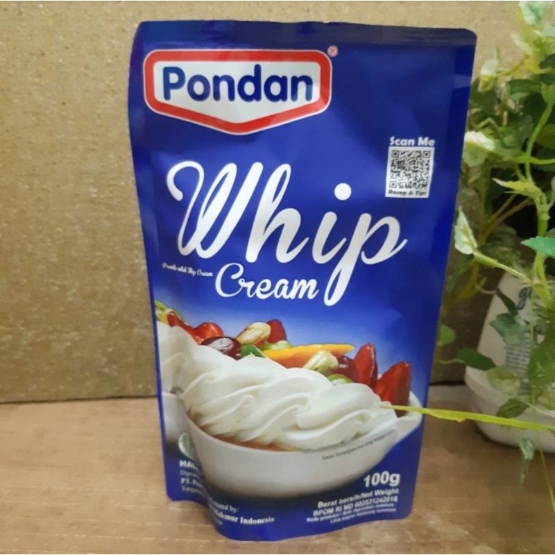 

Pondan whip cream bubuk 100gr