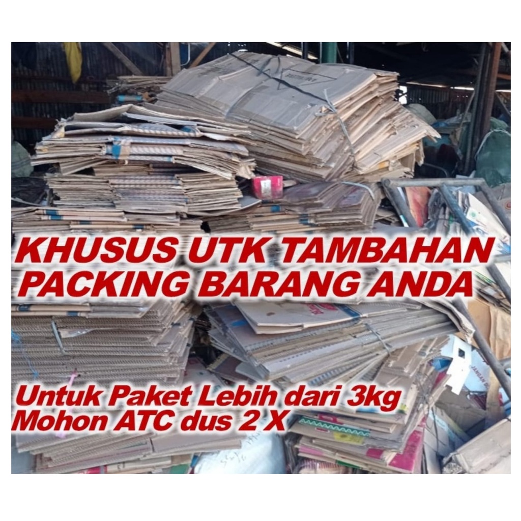

Kardus Tambahan/DUS KARDUS BEKAS untuk PACKING