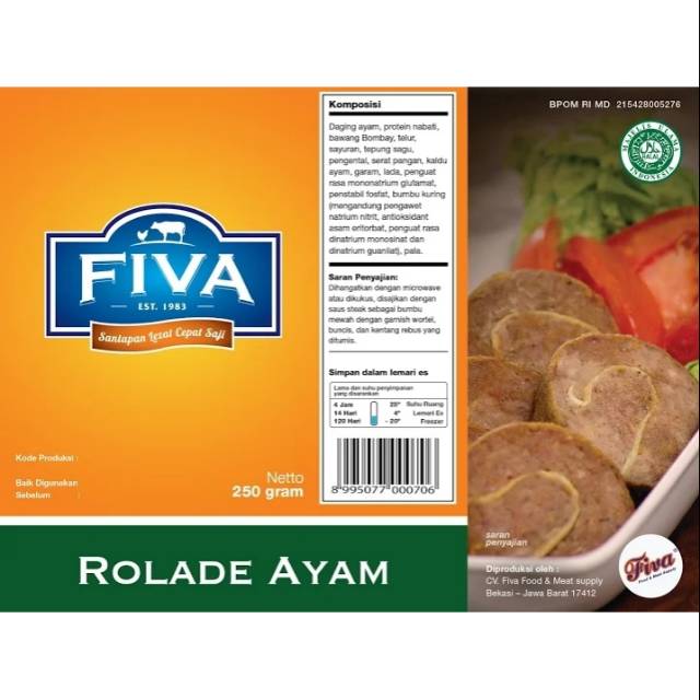 

Rollade Ayam 250 g