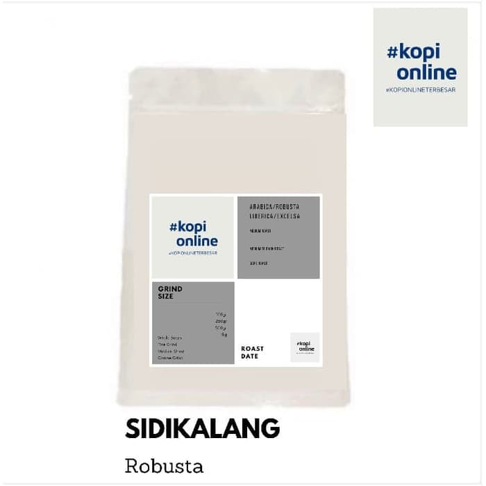 

ROBUSTA SIDIKALANG 250GR/KOPI/COFFEE - BIJI