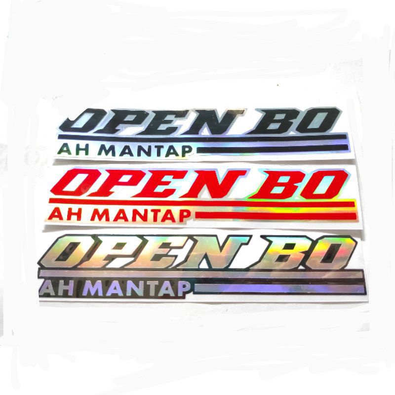STIKER MOTOR / MOBIL STICKER CUTTING OPEN BO