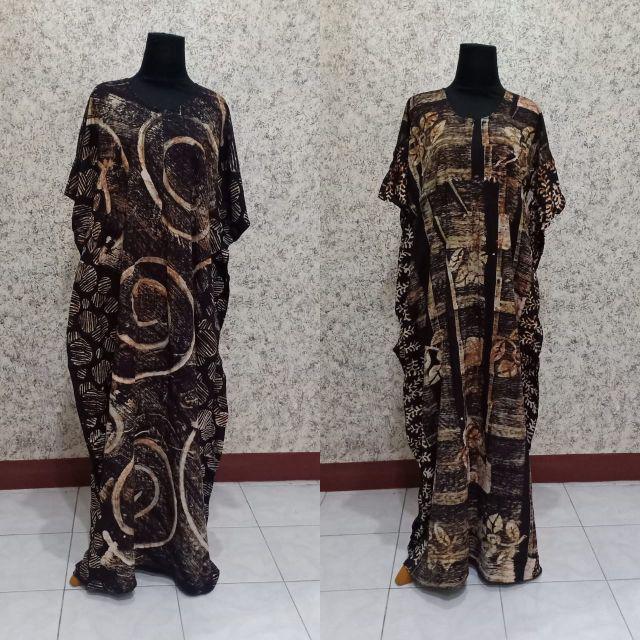 Gamis Batik Tulis Asli Pekalongan Busui Friendly All Size Fit To Jumbo Lingkar Dada 116cm