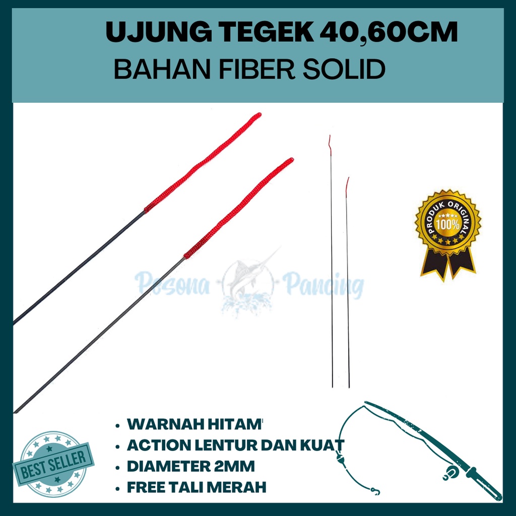 Ujung TEGEK BAHAN FIBER SOLID FREE ujung tali