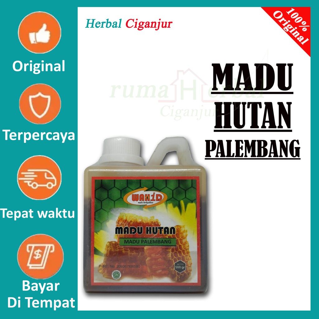 Madu Wahid palembang Madu Murni di dalam hutan PALEMBANG  500 gr