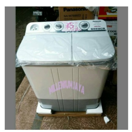 Panasonic Mesin Cuci 2 Tabung 7,5Kg NA-W76BBZ 76BBZ NAW76BBZ GARANSI