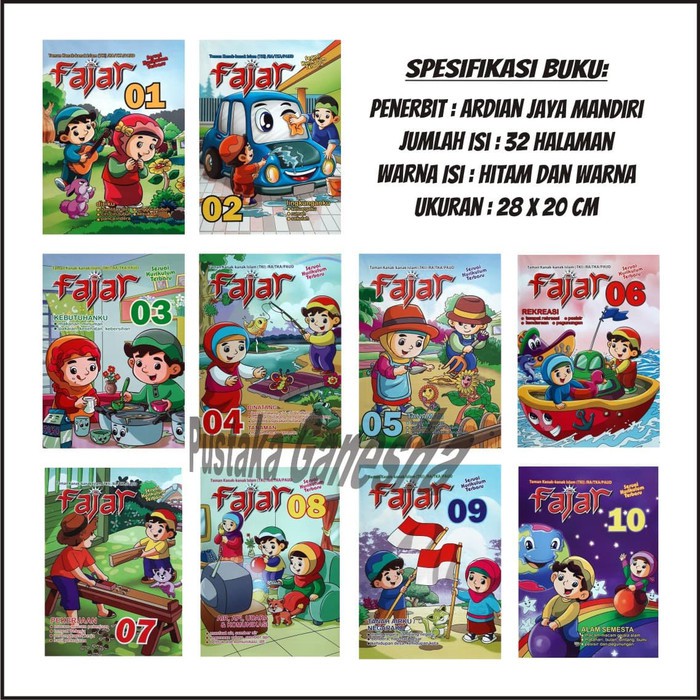FAJAR - Majalah Bulanan TK PAUD RA Penerbit Ardian Jaya Mandiri
