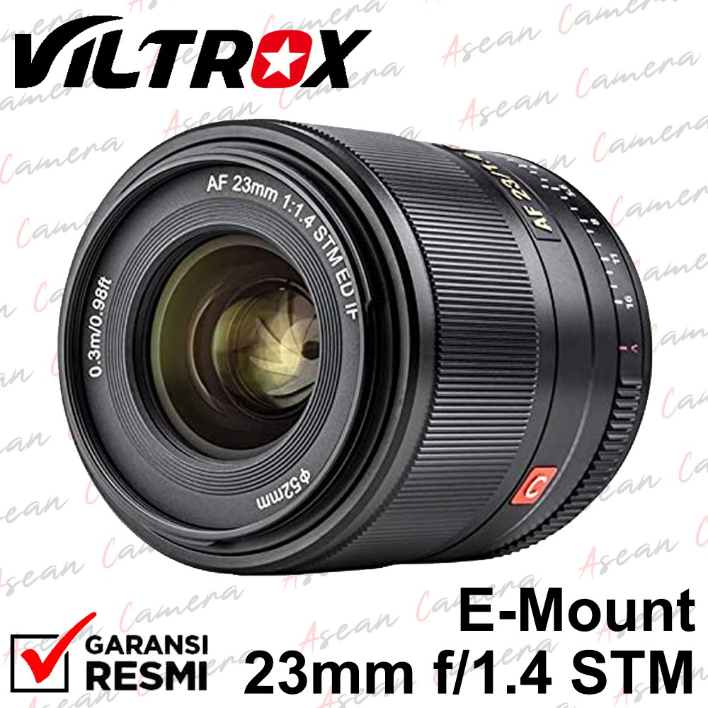 Viltrox Lensa 23mm F1.4 STM AF Lens for Sony Mirrorless E Mount Camera
