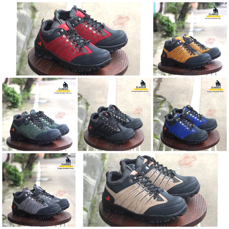 Cladico Coupe Low Sepatu Safety Suede Premium Sol Kuat Ringan