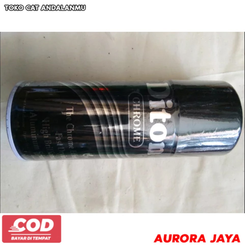 Cat Semprot Spray Diton Chrome krom crom crome 300 cc - Toko Cat Aurora Jaya