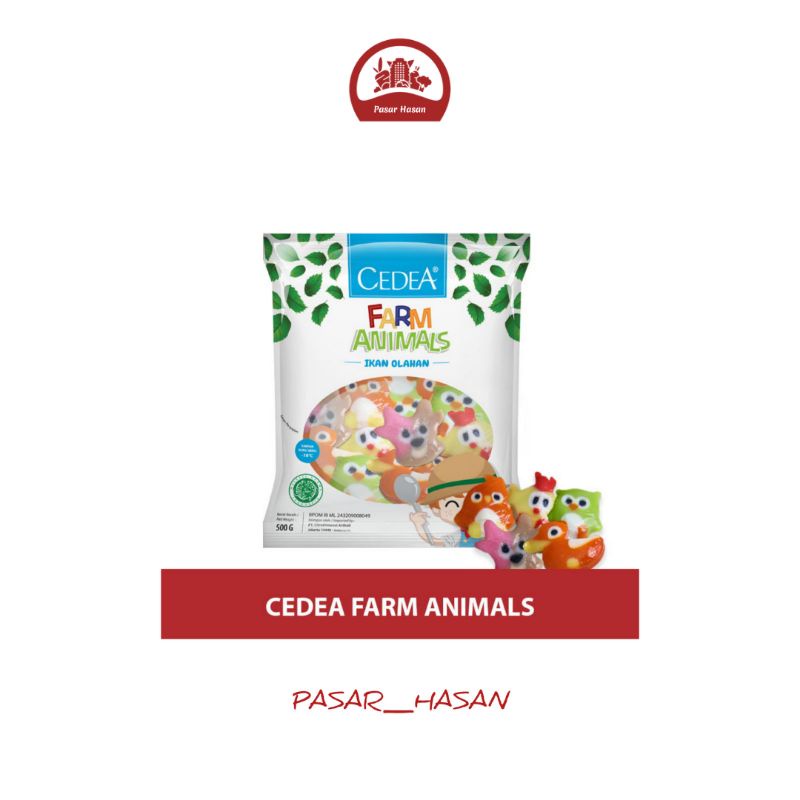 

PASAR HASAN | 250gr Olahan Ikan Farm Animal Cedea | Frozen Food | Sayur Online