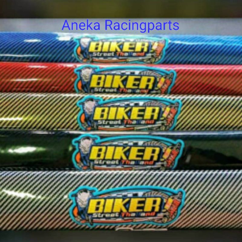 SARUNG JOK BIKER KARBON KULIT JOK BIKER KARBON KAIN JOK BIKER KARBON ASLI THAILAND