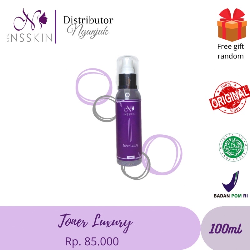 (FREE GIFT BISA COD) TONER LUXURY 100ml NEW NSSKIN NS SKINCARE