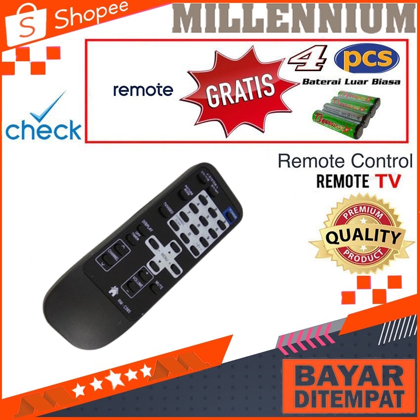 Remot Remote TV JVC Tabung RM-C565 Untuk Remot Tv Jvc