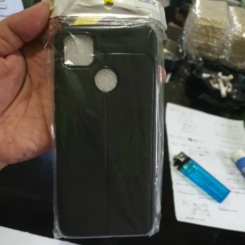 REDMI9C silikon kondom case softcase casing cover autofokus kulit jeruk xiomi redmi 9C warna hitam
