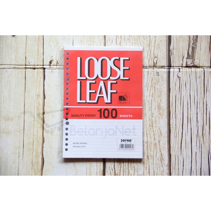 Loose Leaf [Kertas File] Joyko A5 100 Lembar