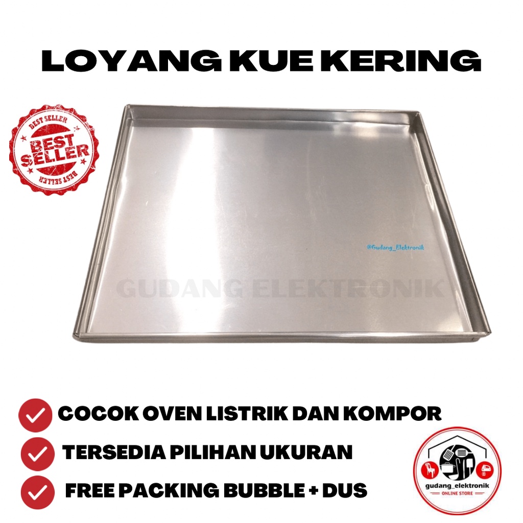 Loyang Kue Kering Nastar Roti Loyang Oven Susun Alas Oven Listrik peralatan baking murah alas adonan