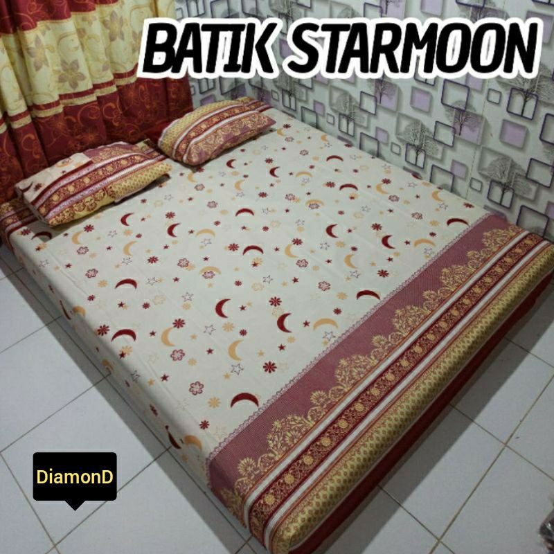 Sprei homemade katun halus adem tidak luntur Batik starmoon