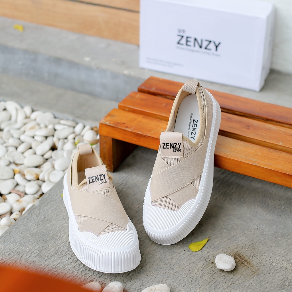 It's Ready Zenzy Premium Fixy Korea Design - Sepatu Fiber Knitt Soft Comfy-6