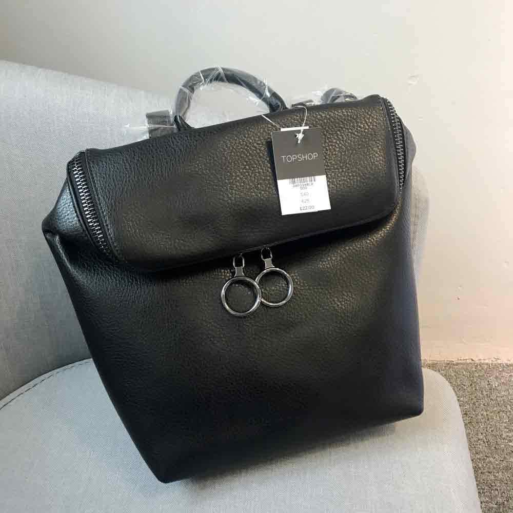 TOPSHOP XYLINA Backpack - Hitam