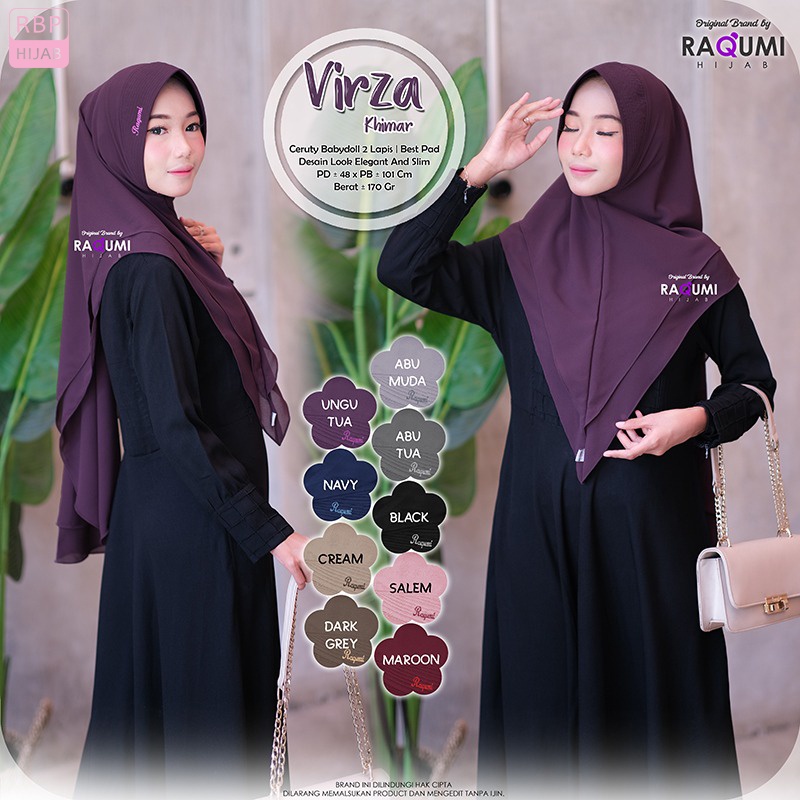 Jilbab / Kerudung Instan Virza Khimar Raqumi Hijab