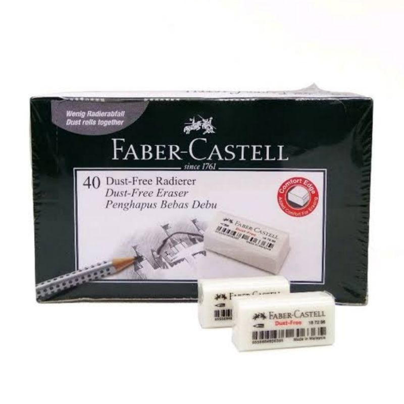 

Penghapus Faber Castell B-40 Putih - Eraser Pensil