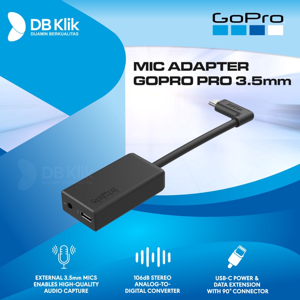 Mic Adapter GoPro Pro 3.5mm - Adapter Mic GoPro Pro 3.5mm