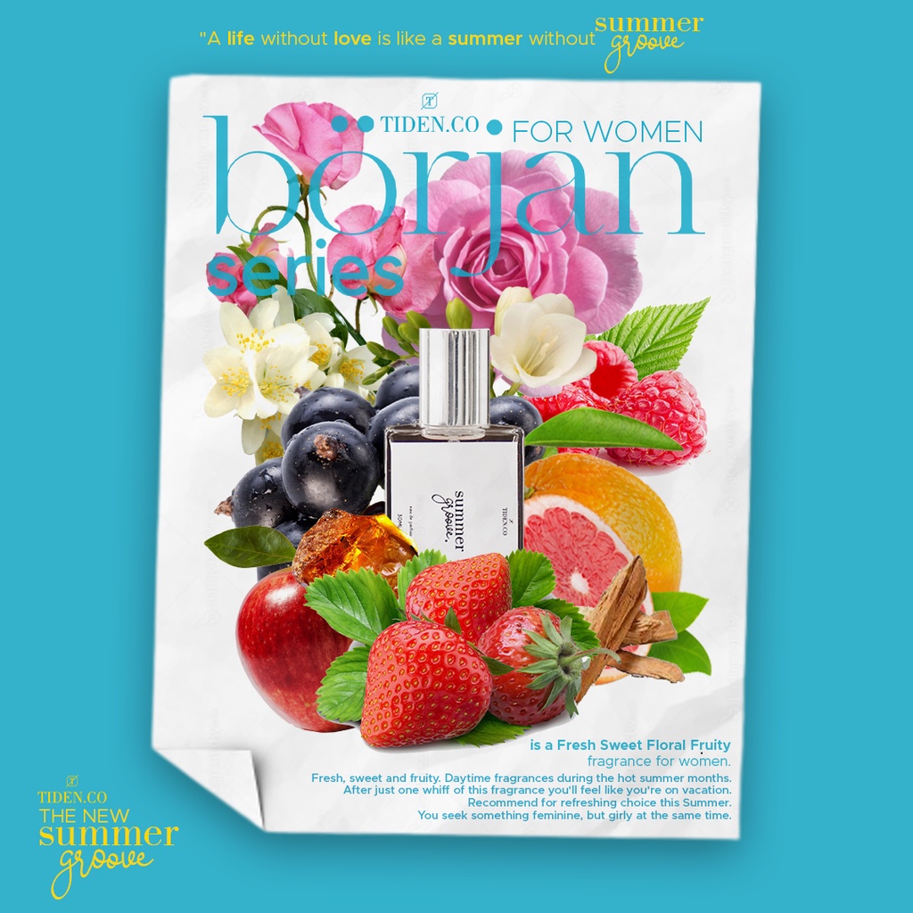 Tiden.co Perfume - BORJAN Series | Parfum Wanita