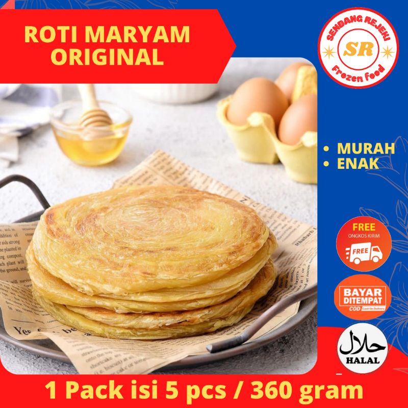 Jual Roti Maryam Original Roti Canai Cane Frozen Food Grosir