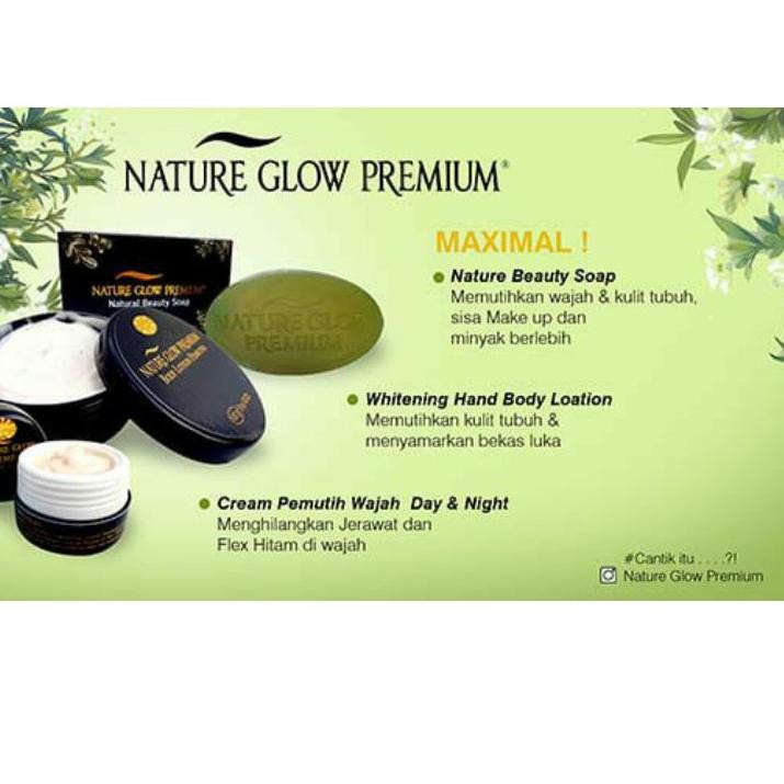 gerai✔️⚡!!! NATURE GLOW PREMIUM PAKET