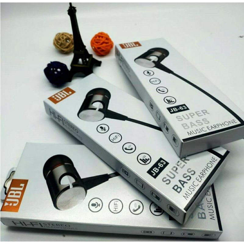 Handsfree Headset JBL Earphone JB-63 Handsfree Headset JBL Earphone