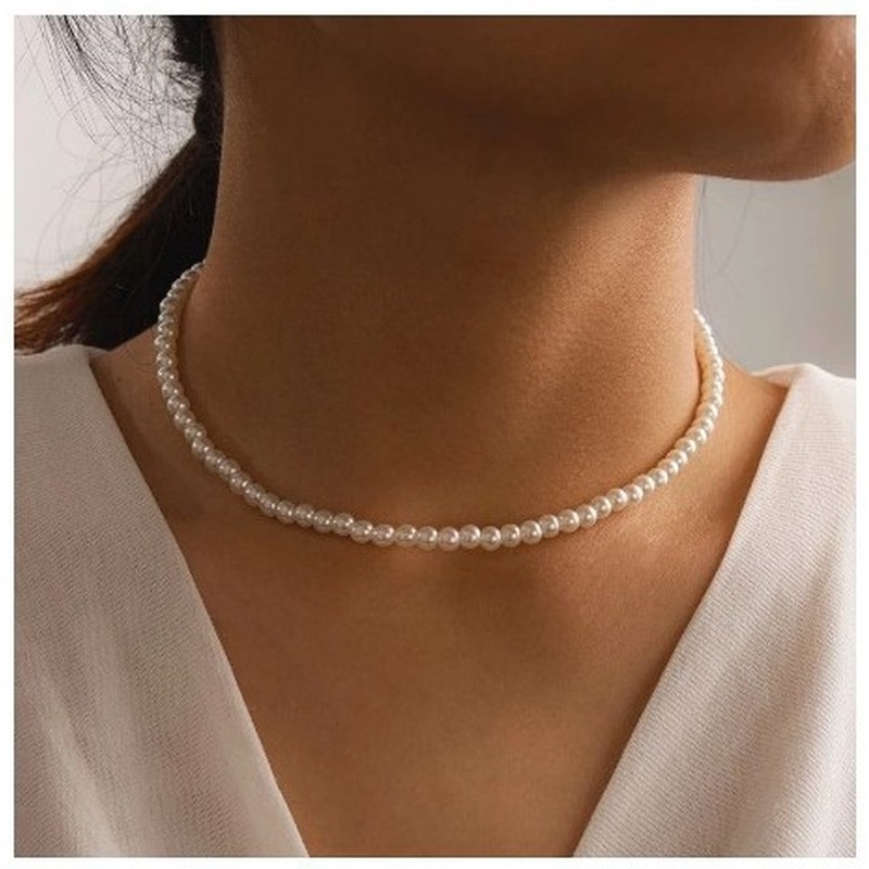 Kalung Mutiara Fashion Korea Rantai Klavikula Aksesoris Perhiasan