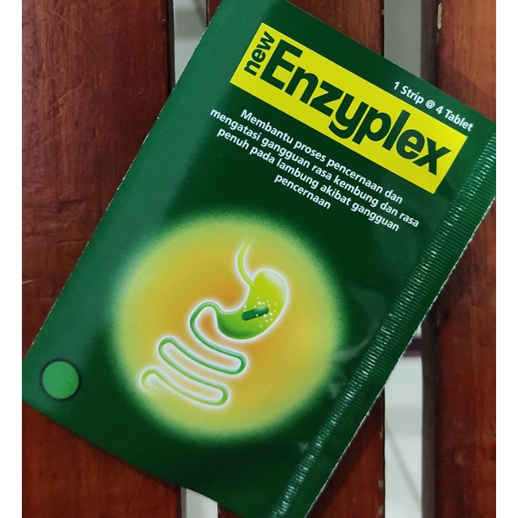 New Enzyplex 4 Tablet / Perut Kembung / Maag / Melancarkan Pencernaan