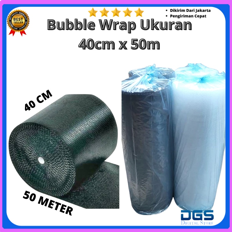 

Plastik Bubble Wrap Roll 40cmx50m Tebal Premium 1kg DGS
