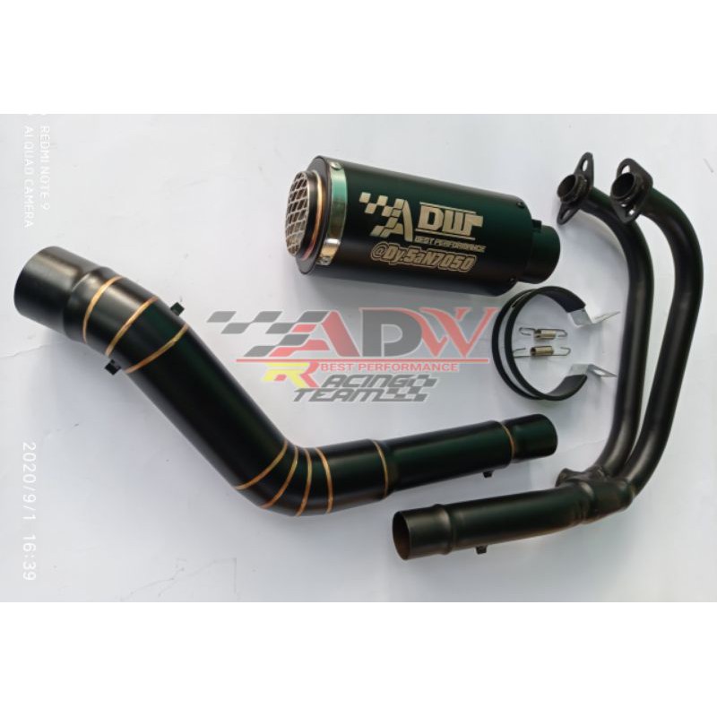 knalpot racing original ADW racing ninja250 r25 mt25 cbr250