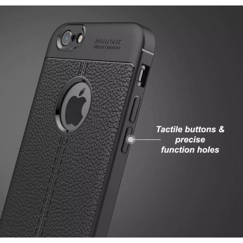 Iphone 5 5S 5G 6 6S 6G 6plus 7 7s 7G 7plus 8 8s 8G 8plus s G Plus Silicon Autofocus Leather Softcase Casing Cover Kulit jeruk