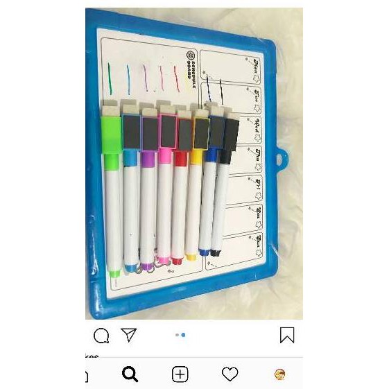 

Tㄸ *24 1 set 8 warna warni spidol wipe and clean, spidol papan tulis,bisa dihapus »