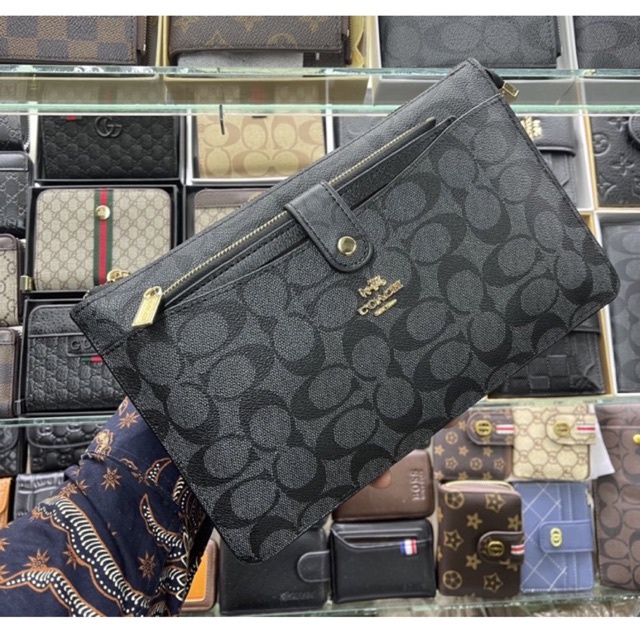 Clutch coach - Clucth pria wanita - Handbag pria wanita - Tas multifungsi Kualitas premium