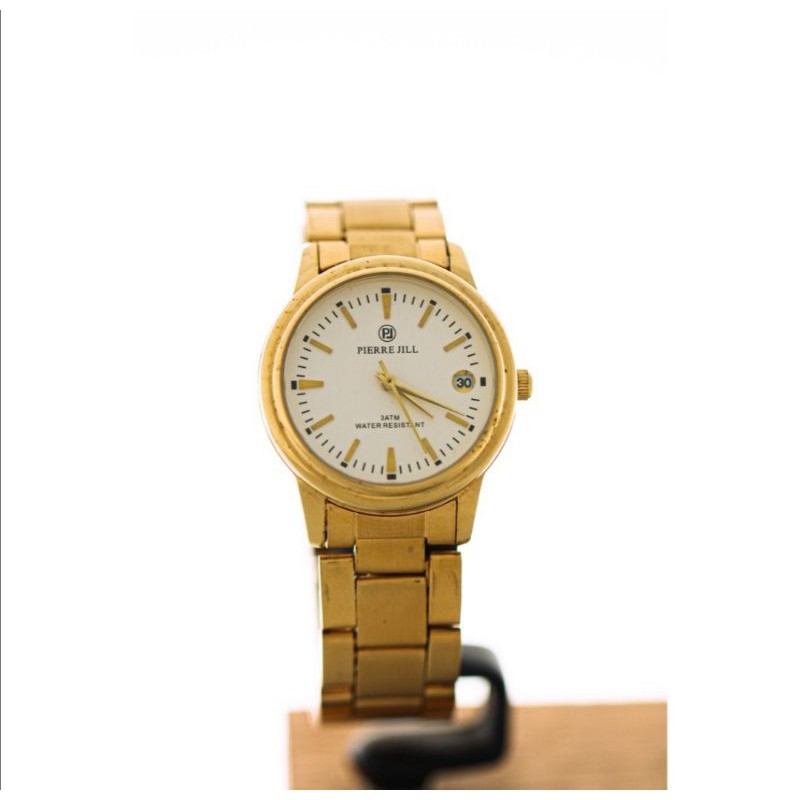 Jam Tangan Wanita Pierre jill All Gold