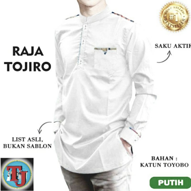 TJ BAJU ATASAN MUSLIM KOKO QURTA RAJA TOJIRO