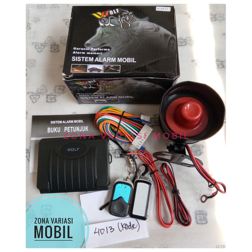 Cuci Gudang ALARM MOBIL UNIVERSAL REMOT REMOTE SLIDING WOLF BERKUALITAS