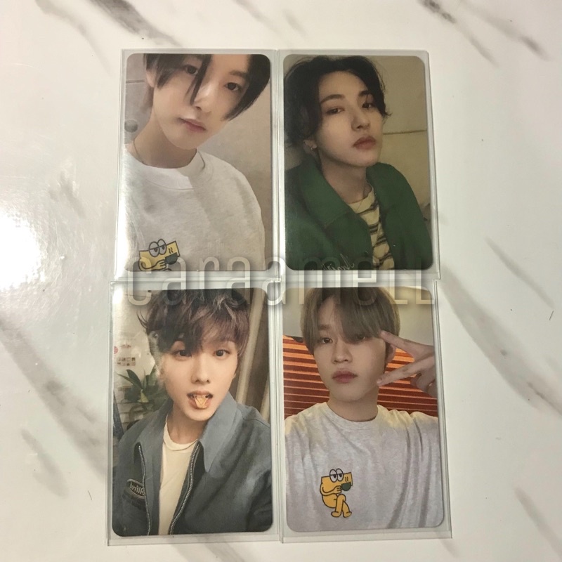 PC NCT photocard Renjun cafe boring, Jisung boring, Chenle cafe