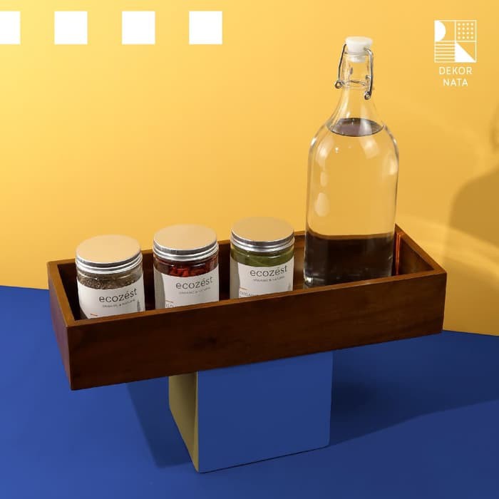 

Dekornata Kotak Penyimpanan Kayu / Wooden Storage Box / Functional / Multi-Fungsi /