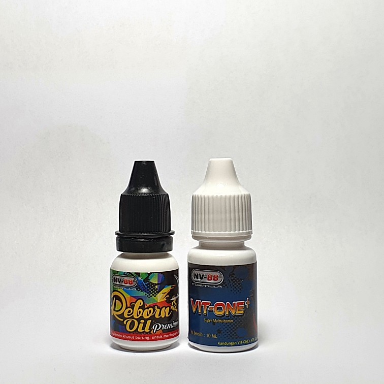 Paket Vitamin Burung Reborn Oil Premium dan Vit One nv88