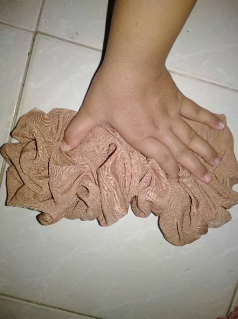 Scrunchie Jumbo | Ikat Rambut Cepol 1kg muat 40pcs