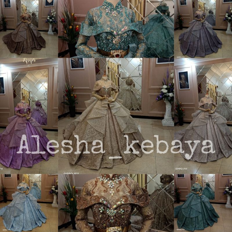 Gaun pengantin barbie termurah/wedding dress