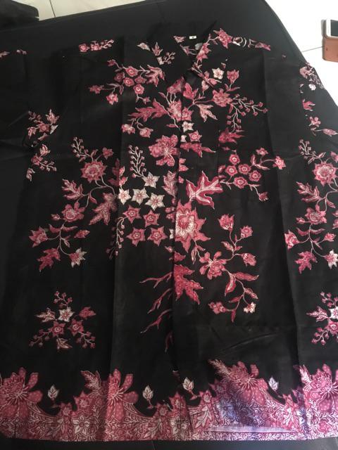 Diskon Bswart Batik Hrb026 Kenongo Hem Pendek Padi Pekalongan M L Xl Batik Pria Murah Modern Grosir