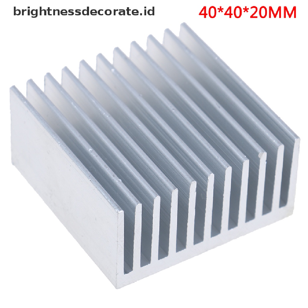 [birth] 40x40x20mm Aluminum Heatsink Cooler IC Cooling Radiator [ID]