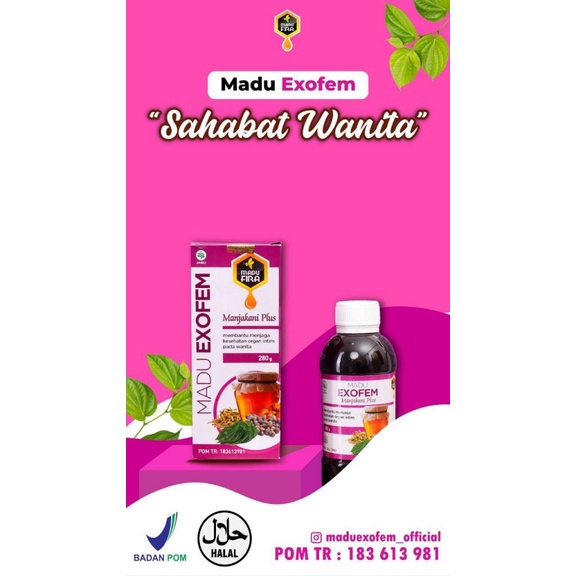 EXOFEM Madu EXOFEM Obat Herbal Manjakani Keputihan Wanita Bau Tak Sedap